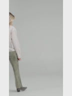 POLA straight velvet trousers