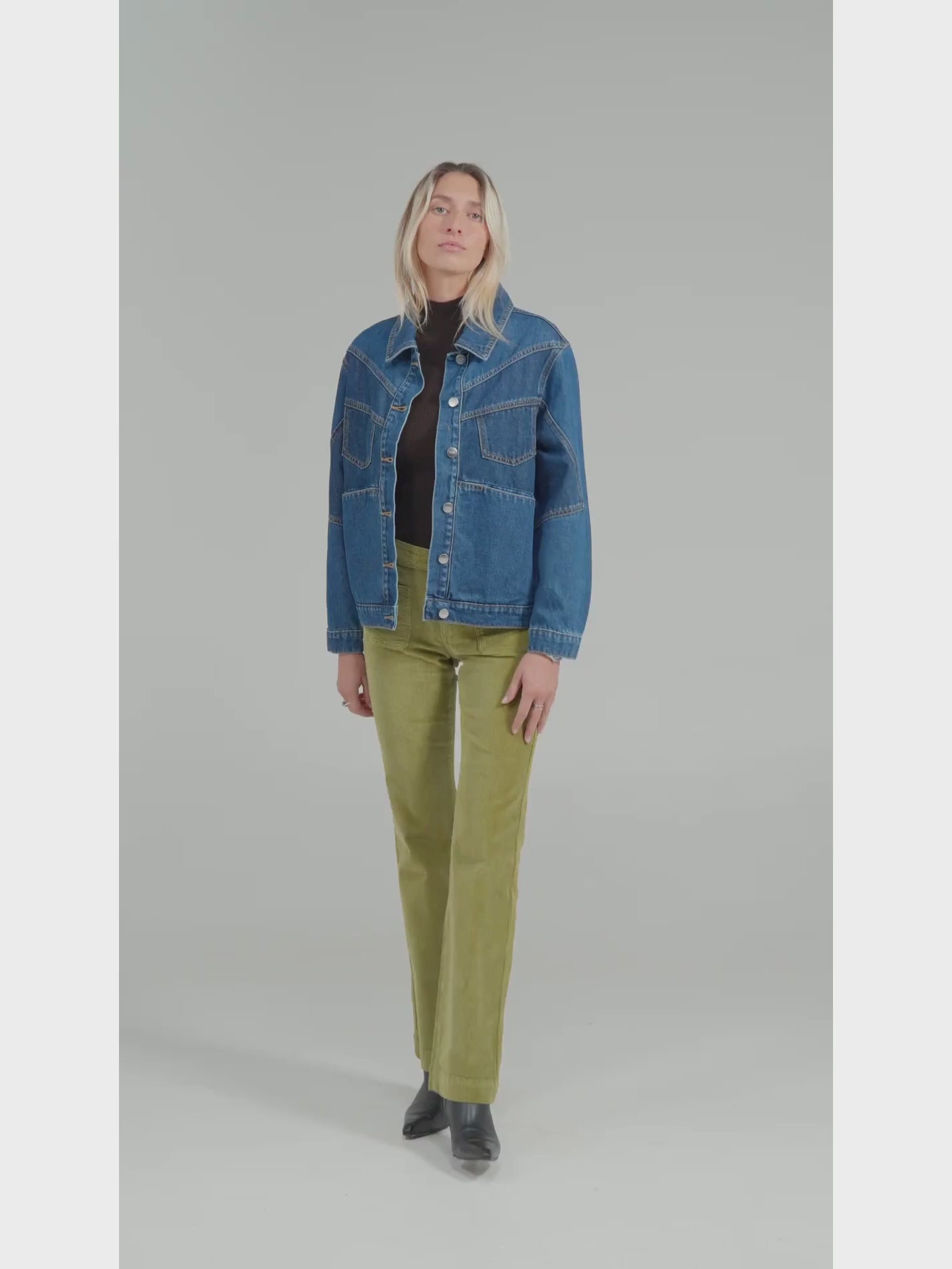 VANNY PATCHWORK Denim Jacket