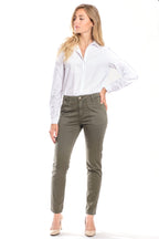 Pantalon chino army SHARONE femme, ARMY, taille 26, porté par Clara (1m71) (FAM PARIS) – photo 1