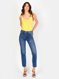 Jean mom stone PATRICIA femme, STONE, taille 25, porté par Amanda (1m76) (FAM PARIS) – photo 1