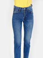 Jean mom stone PATRICIA femme, STONE, taille 25, porté par Amanda (1m76) – photo 5