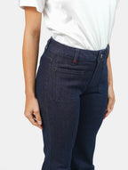 Jean bootcut indigo BELLA femme, INDIGO, taille 26, porté par Marie (1m71) (FAM PARIS) – photo 1